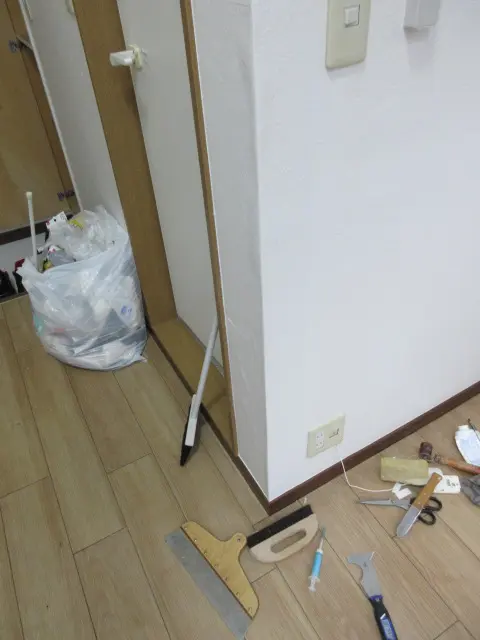部分補修できれいに補修した状態