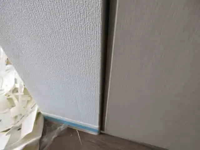 袖壁の両角を部分修繕してきれいになった状態