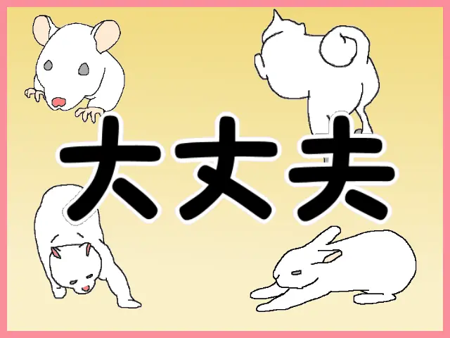 「壁が削れていても大丈夫」のイラスト